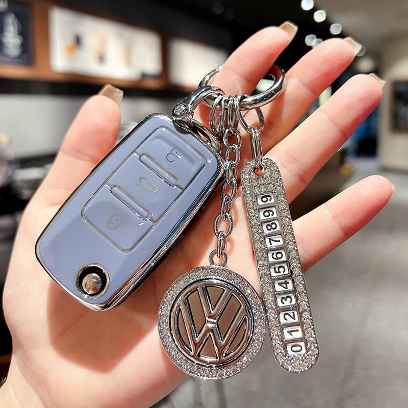 Чехол для ключа Volkswagen для Sagitar, Bora, Polo, Tiguan L, Magotan, Passat, Golf 7, Tayron, Lavida