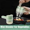 Electric Vegetable Chopper with Storage Box Egg Beater Cordless Mini Food Processor for Fruits Potatoes Handheld Efficient Kitchen Tool
