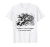 Alice In Wonderland Cheshire Cat Quote Design T-Shirt
