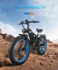 New Model DP-2603 26*4.0 Fat Tire Full Suspension 3000W Dual Motor 52V32AH Lithium Battery Adult Off-road Electric Bicycle