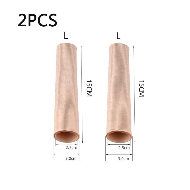 1/2/4 шт. Силиконовый чехол Разрезная ткань Разделитель пальцев ног Распорка Трубка Рукав Накладки Вальгусный корректор Защита молоткообразного пальца Уход за пальцами ног