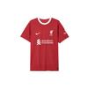 Liverpool 2023/24 Season Home Player Edition Волнистый принт с логотипом и круглым вырезом Футбольная майка Мужские топы Красный Белый DX2618-688