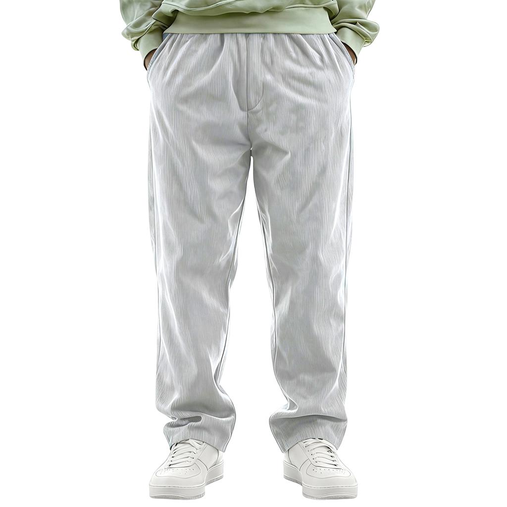 Мужская Мода Досуг Средняя Посадка Длинный Стиль Повседневные Брюки