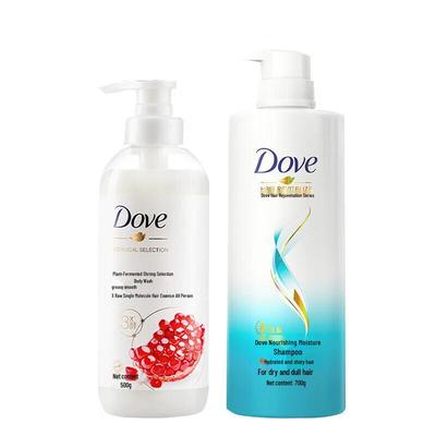 Набор Dove Питательный Шампунь и Гель для душа с Гранатом