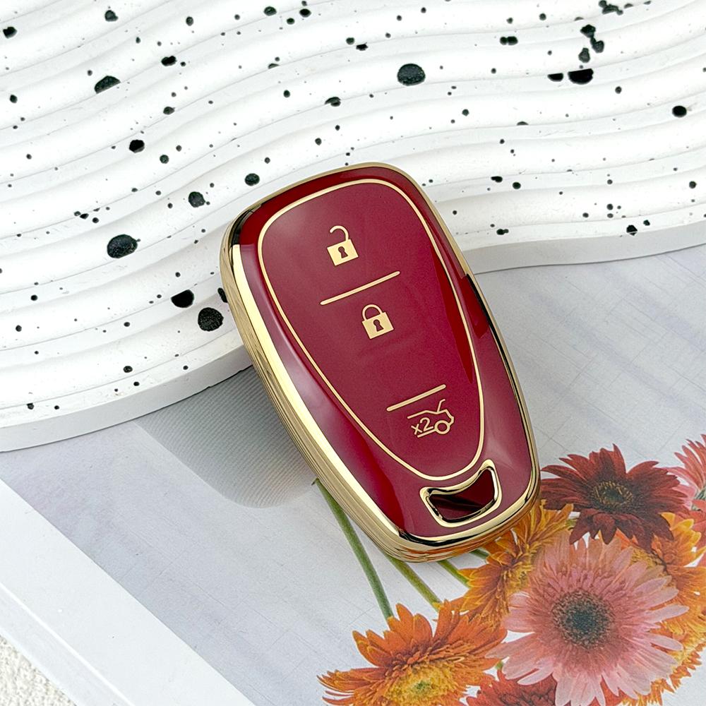 TPU Car Key Fob Cover Case for Chevrolet 2017-2019 Chevy Malibu Camaro Cruze Traverse Sonic Volt Bolt Equinox Spark Blazer Onix jd2