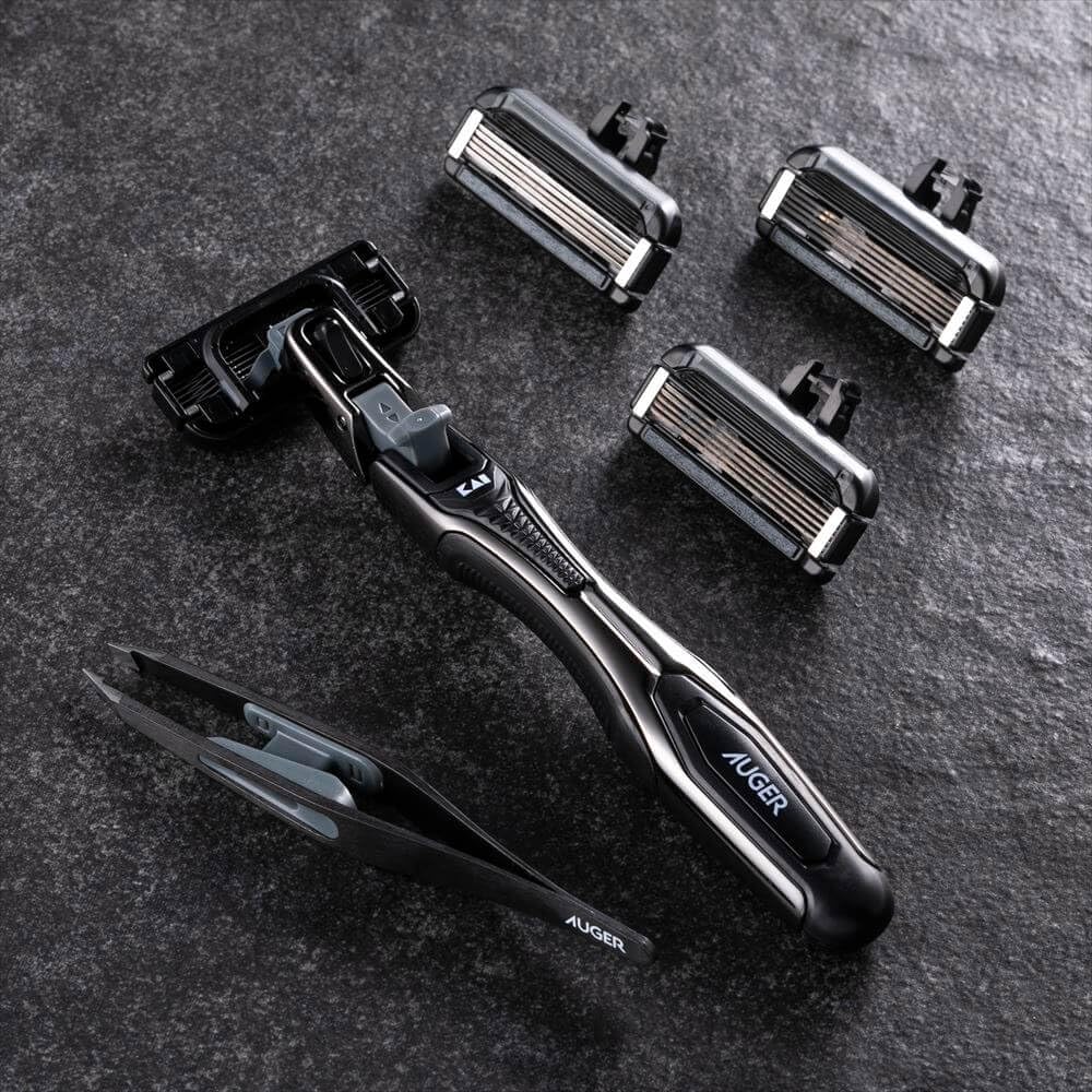 AUGER Face Care Set (with Eyebrow Razor)