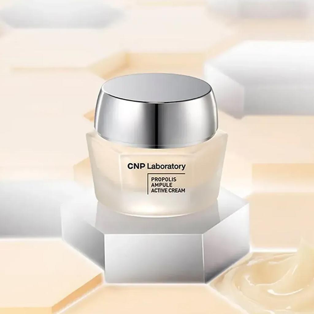 CNP LABORATORY Ампульный крем с прополисом 50 мл / Успокаивающий, Увлажняющий, Питательный, Корейская косметика, K-beauty