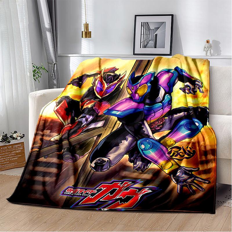 Sugar Man K-Kamen Rider GAVV Blanket Elastic Soft Candy Knight Full Storage Soft Warm Bedding Children's Gift throw blanket