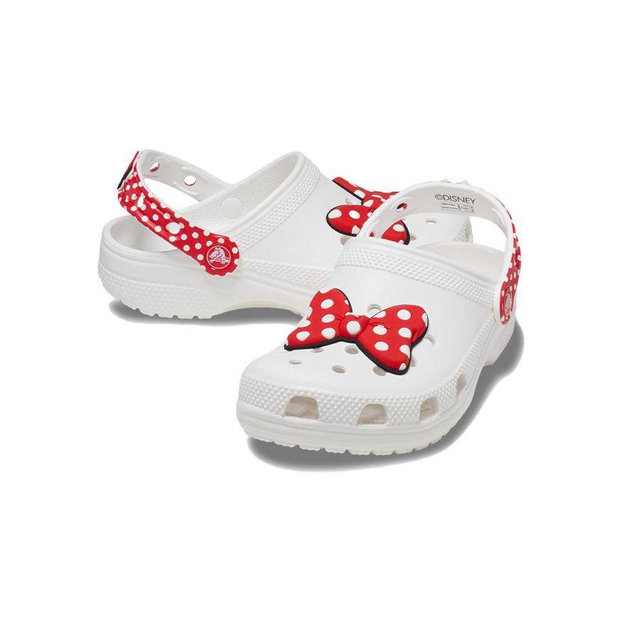 Crocs Классические сабо Disney Minnie Mouse (ТД) Детские кроссовки белые красные 208710-119