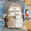 Schoolbag Japanese ins college style fresh and sweet schoolbag female high value junior high school students lightweight large capacity backpack