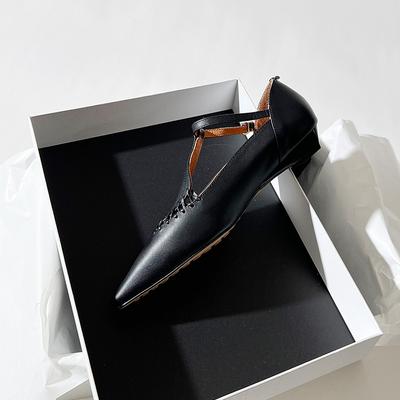 Мода Мода Балетки Женские Весна Осень Новые Остроносые Плетеные Серебристые Удобные Женские Туфли Кожаные Балетки Женские Рабочие Туфли