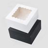 5pcs Square Bakery Boxes with Display Windows for Dessert Baking Packaging Box Treat and Gift Packaging