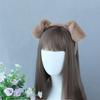 Plush Dog Ears Headband Cosplay Hair Hoop Cute Lolita Hairband  Women Girls