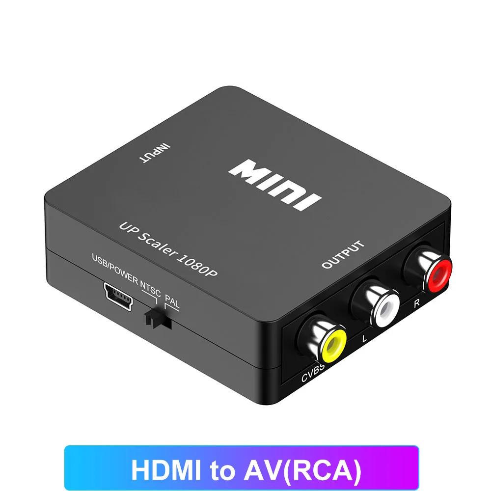 Адаптер HDMI Адаптер HDMI к AV RCA Адаптер HDMI к VGA к HDMI Конвертер AV к VGA VGA к AV RCA для Xbox360 DVD PS3