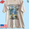 Grateful Dead Футболка Весенний Тур 1995 Винтажная Футболка Группы Белая Унисекс Унисекс Футболка