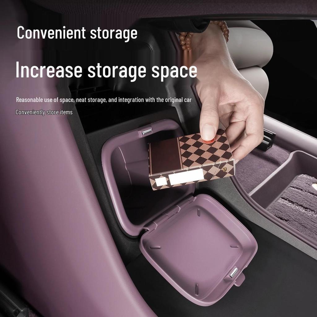 Xiaomi YU7 Center Console Multi-Functional Storage and Magnetic Trash Box