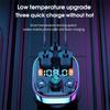 Car Fm Transmitter External Microphone Dual Usb Pd Type C Fast Charging Car Charger Bluetooth-compatible 5.0 Hands Free Fm Modulator