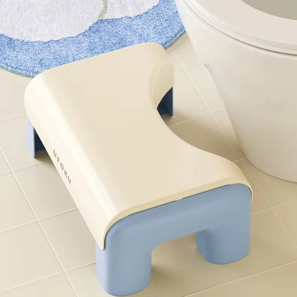 Waterproof Anti-Slip Foot Stool Anti-Sli Children's Toilet Stool Thickened Ergonomic Footstool