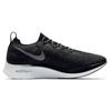Nike Женские кроссовки Zoom Fly Flyknit Черный Дымчатый серый повседневные AR4562-081