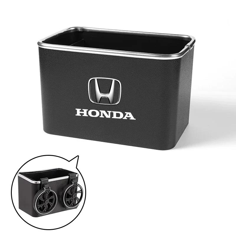 Car Armrest Storage Box with 2 Foldable Cup Holders For Honda Civic Fit Jazz Accord CRV HRV City Odyssey Passport Pilot Insight