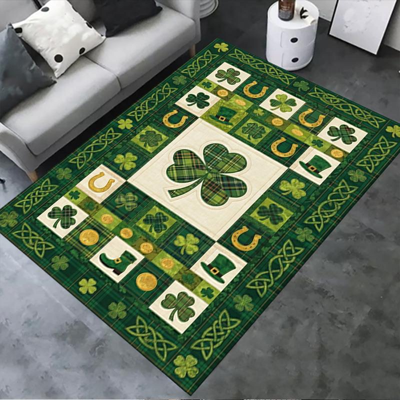 2025 New St.Patrick's Day Carpet Rug for Living Room Bedroom Home Sofa Decoration,Kids play Non-slip Floor Mat72