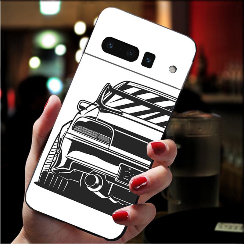 Япония JDM спортивный автомобильный чехол для телефона для Google Pixel 8 7 Pro 7a 6A 6 Pro Pixel 8A 4A 3A 4 XL Pixel 5 6 4 3 3A XL