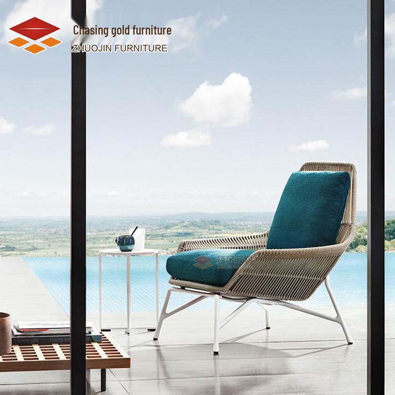 Набор плетеных диванов и кресел для патио и сада - Комбинация уличной мебели из 3 предметов