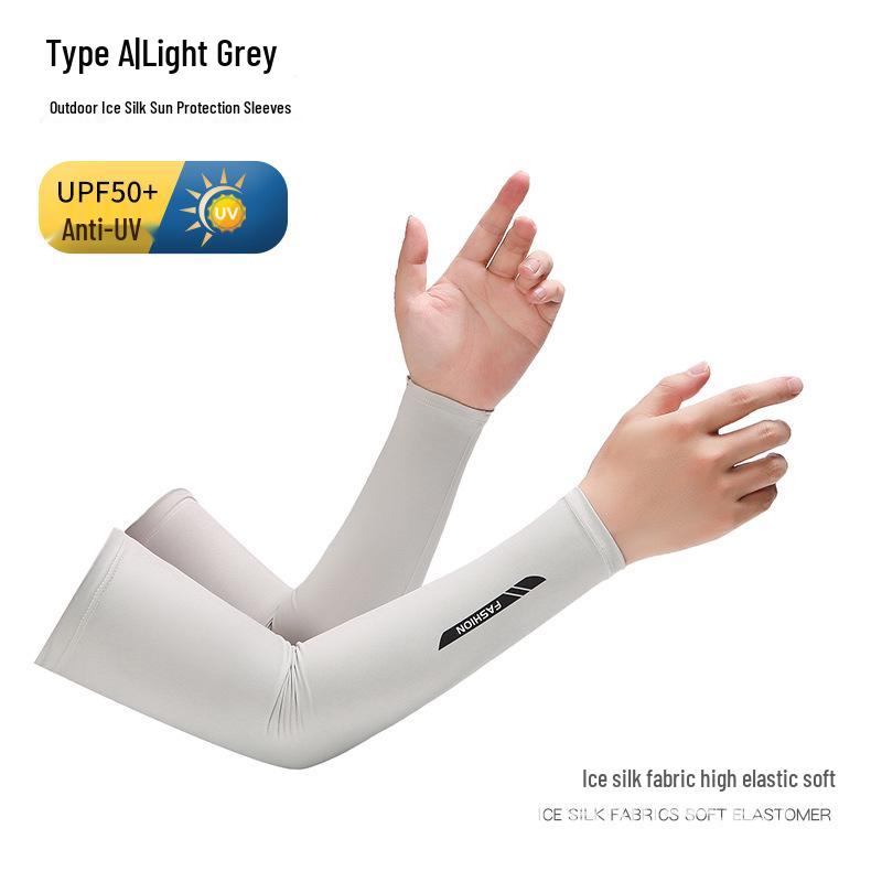 Перчатки без пальцев из ледяного шелка для защиты от солнца для мужчин и женщин: Идеально для летней езды на велосипеде, рыбалки и вождения