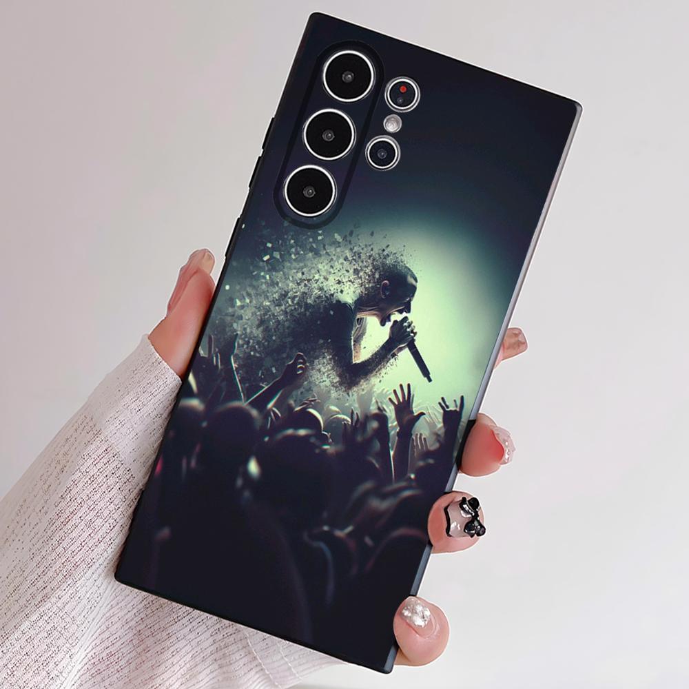 Чехол для телефона Band L-Linkin P-Park Cool для Samsung Серии S S21 S22 S23 S24 S25 FE Plus Ultra Мягкий ТПУ, приятный для кожи