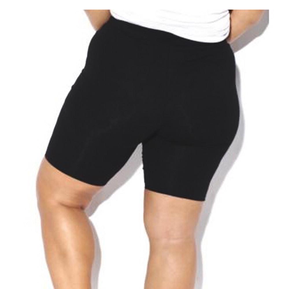 Women Fashion Solid High Elasticity Leggings Gym Active Pants Cycling Shorts
