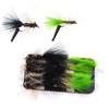 #10 Chartreuse Green Black Brass Bead Head Streamer Fly for Trout Fly Fishing Lures Free To Send the Box