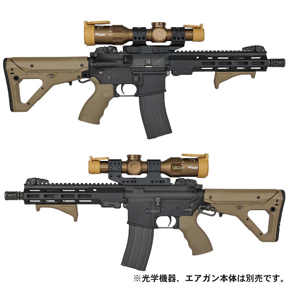 Ryohin Buhin Evolution Gear SPUHR SP-4616 Scope Mount for 30mm Diameter Scopes, 1.54-inch Replica 6065A Aluminum Alloy, Hard Anodized, Black