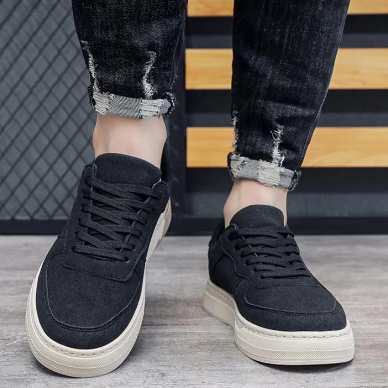 Men's Sneakers Low-top Casual Shoe Lace Up Sports Running Shoes for Men Tennis Shoes Trend Street Skate Shoes Zapatillas Hombre