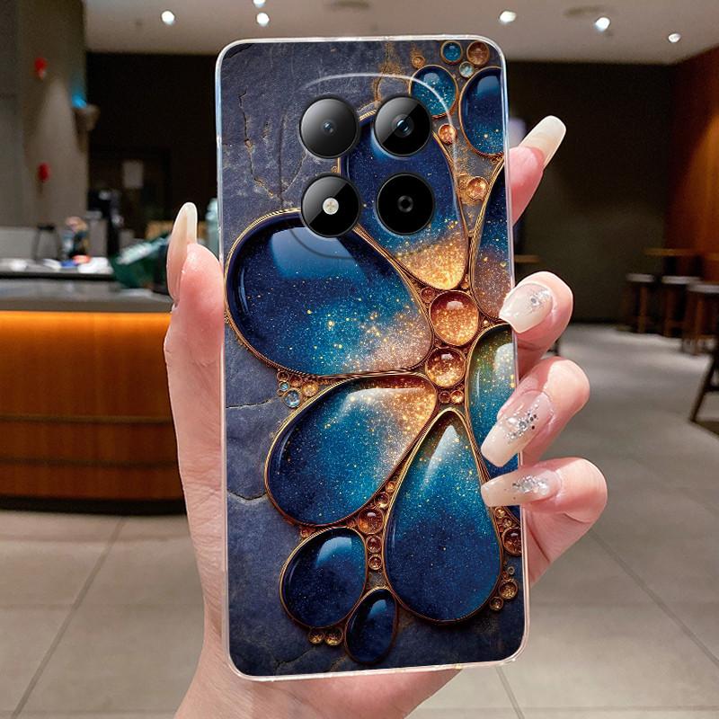 Чехол для телефона для Redmi Note 15 Pro + Plus Note15 15Pro 15Pro+ 5G Чехол Эстетичный Роскошный Милый Крутой Для Мальчиков Девочек Прозрачная Задняя Крышка