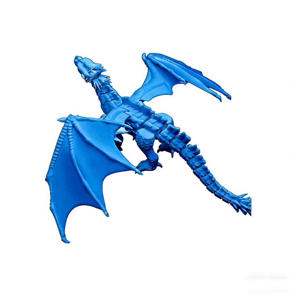 3D-печатная подвижная модель дракона на шарнирах, ornament - Раскрашиваемая фигурка-игрушка для мальчиков, в качестве подарка для детей