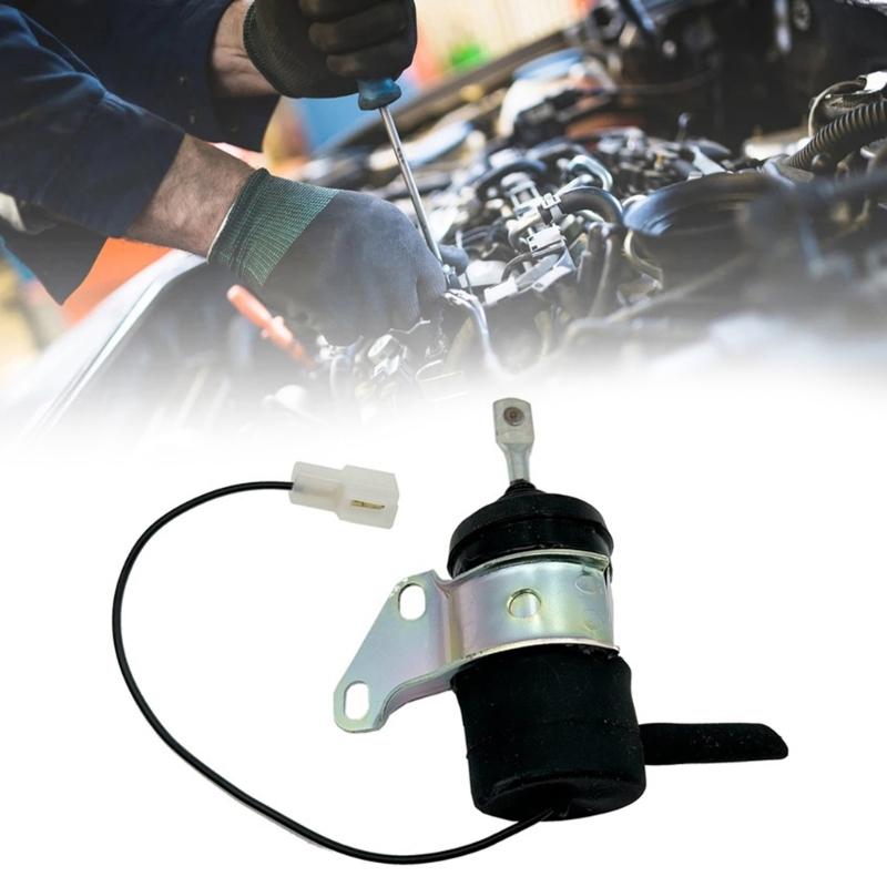 Heavy Duty 12V Fuel Cutoff Solenoid 1685160014 Engine Stop Solenoid for Agricultural Machinery Engine Shutdown Systems