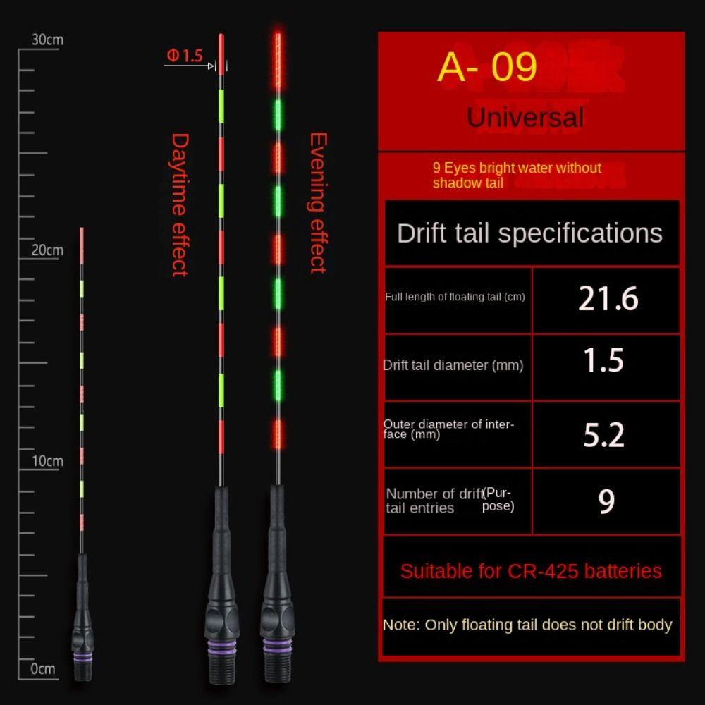 1 шт. ультрачувствительный электронный поплавок буй светящийся для ночной рыбалки поплавок Топ для ночной рыбалки