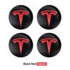 Автомобильная наклейка Tesla 4 шт. 56 мм Центральный колпачок ступицы Логотип Высококачественная наклейка для Tesla Model 3 Y S X Персонализированная наклейка-эмблема Автомобиль