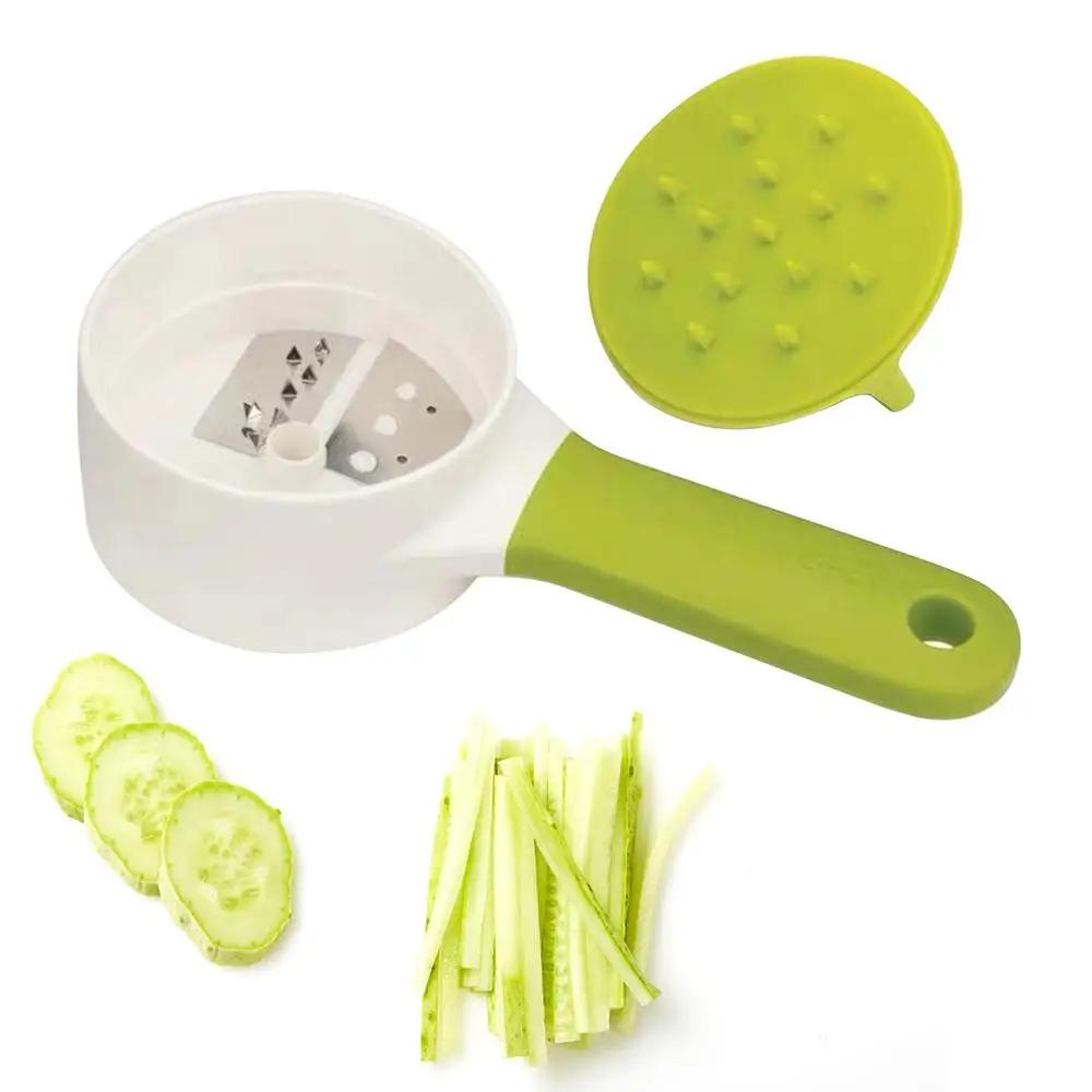 Спиральная овощерезка для цуккини, лапшерезка, овощечистка, спиральная ломтерезка из нержавеющей стали для картофеля, бытовая кухонная нарезка
