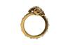 Alexander Mcqueen Кольцо с обвитым черепом 553657-J160T-7124