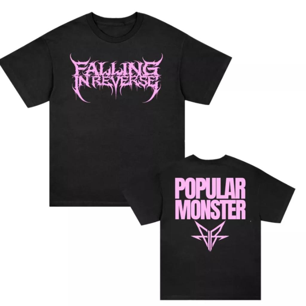 Falling In Reverse Rock Band Popular Monster 2 Sided T Shirt Mens Womens Tees Top Full Size S-4XL