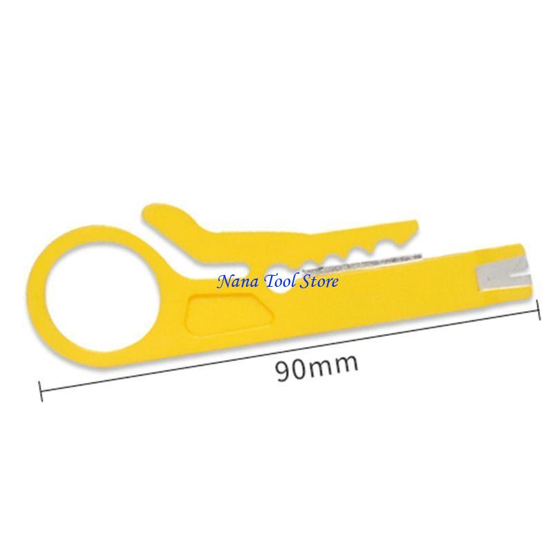 31GJ Crimping Tool Mini Crimper Pliers Portable Wire Stripper Knife Cable Stripping