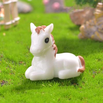 Милые мини-фигурки 12 знаков зодиака, поделки из смолы, фигурки зодиака, миниатюрные, ручной работы, мультяшные, украшение для микро-ландшафта
