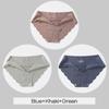 3PCS/Set Women Panties Sexy Seamless Underwear Pantys Lingerie for Female Underpants Soft Solid Color Low-Rise Briefs Intimates