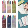 Scrapbooking Supplies Student Stationary Macaron Color Pens Writing Tools Morandi Gel Pen Pens Set