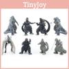 Kim 8pcsset Kong Battle Dinosaurs Pvc Action Figure Collection Kid Toy