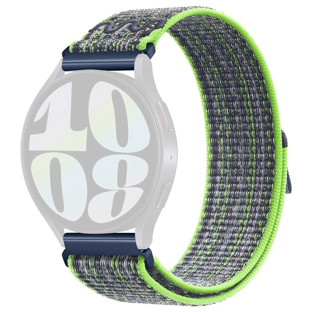 KALEBOL KLB-NLHH-002 For Samsung Galaxy Watch6/Watch6 Classic 20mm Watch Band Nylon Loop Strap