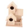Деревянный скворечник многофункциональный ремесленный садовый декоративный скворечник для улицы