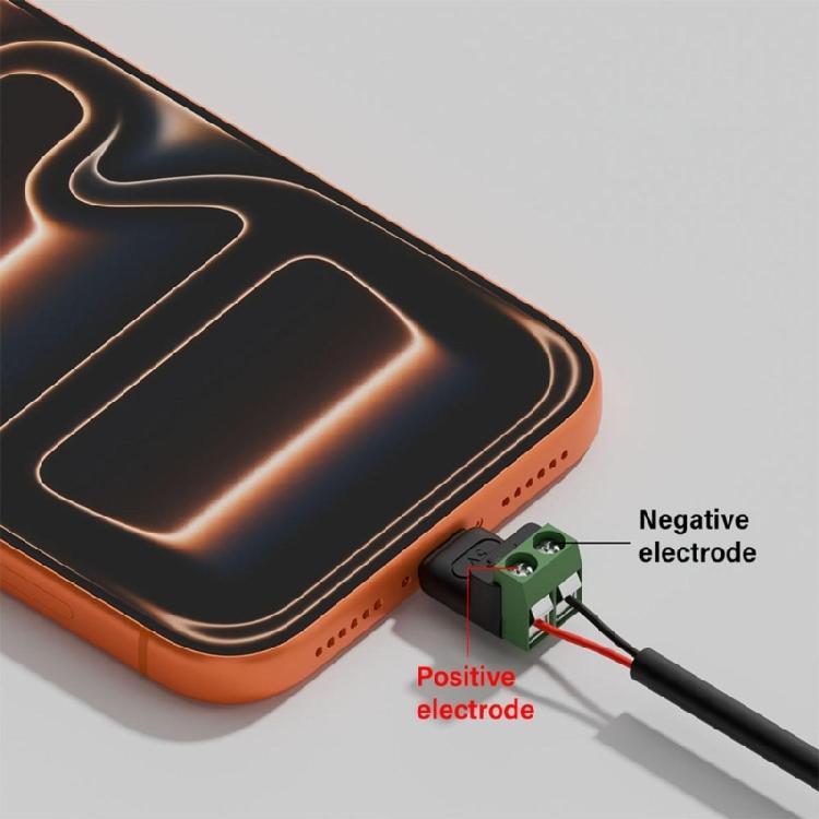 Двойного назначения Micro USB на 2-контактный клеммный разъем 5V3A Адаптер-зарядное устройство для бытовой электроники, игрушек