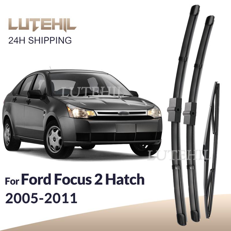 Для Ford Focus 2 Hatch 2005-2011 2006 2007 2008 Дворники Передние и Задние Стеклоочистители Лобовое Стекло Окна Щетки 26"+17"+14"""